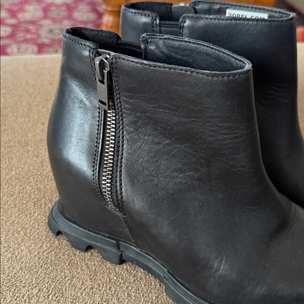 Sorel nk4372-010 Size 8.5 Wide Black Combat Snow Boots (TD) - Picture 3 of 8